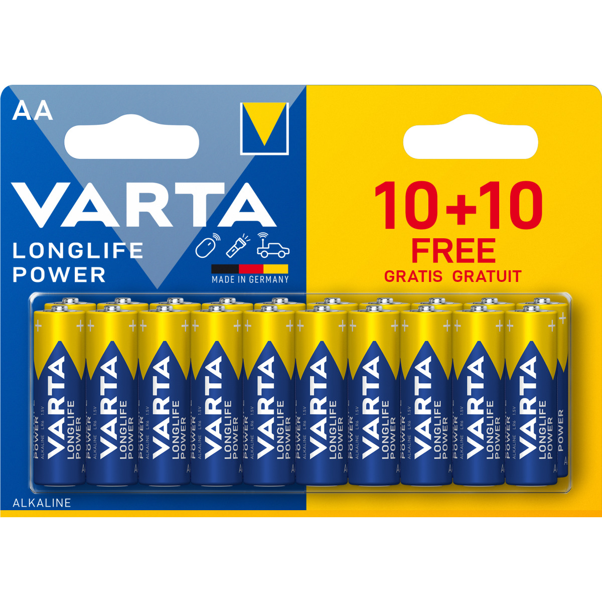 LONGLIFE Power AA Blister 20 (10 + 10)